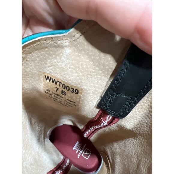 Twisted X Western Boots Snip Toe Black, Blue & Red Womens Size 7B - Picture 15 of 16